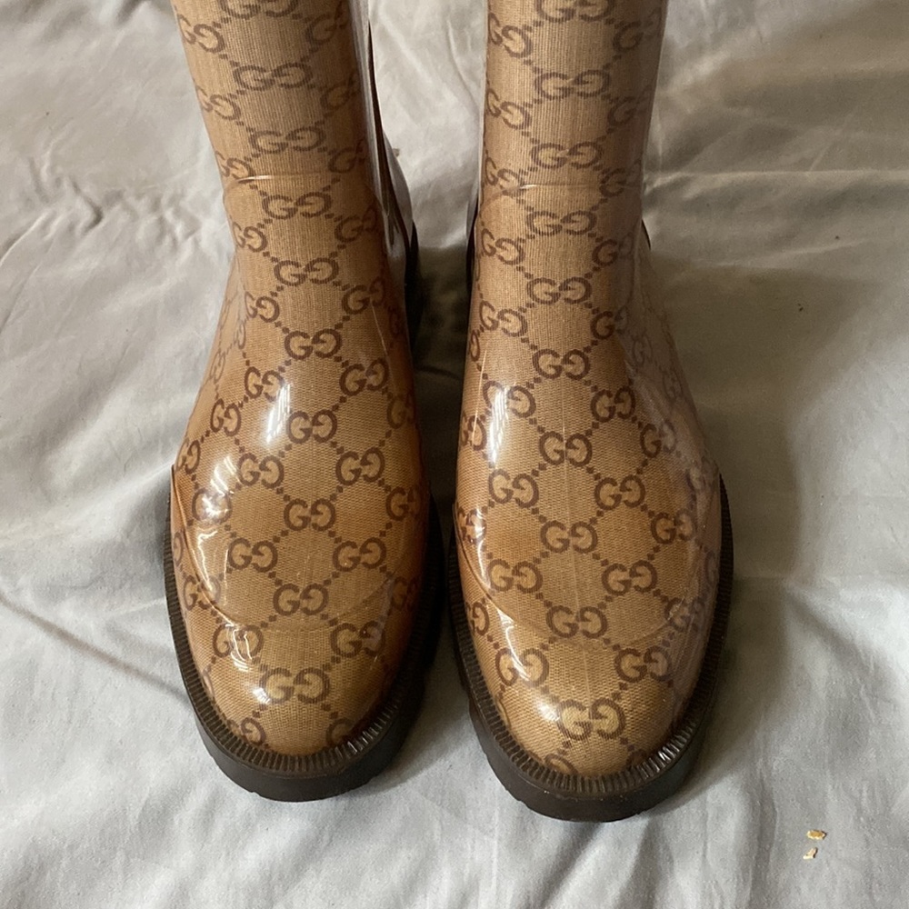 Gucci Women's Logo Rain Boots